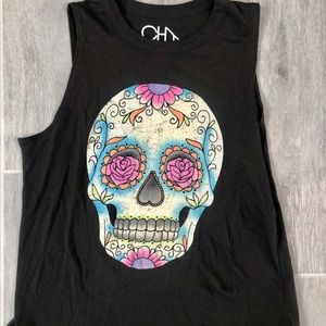 Chaser Skull muscle tank